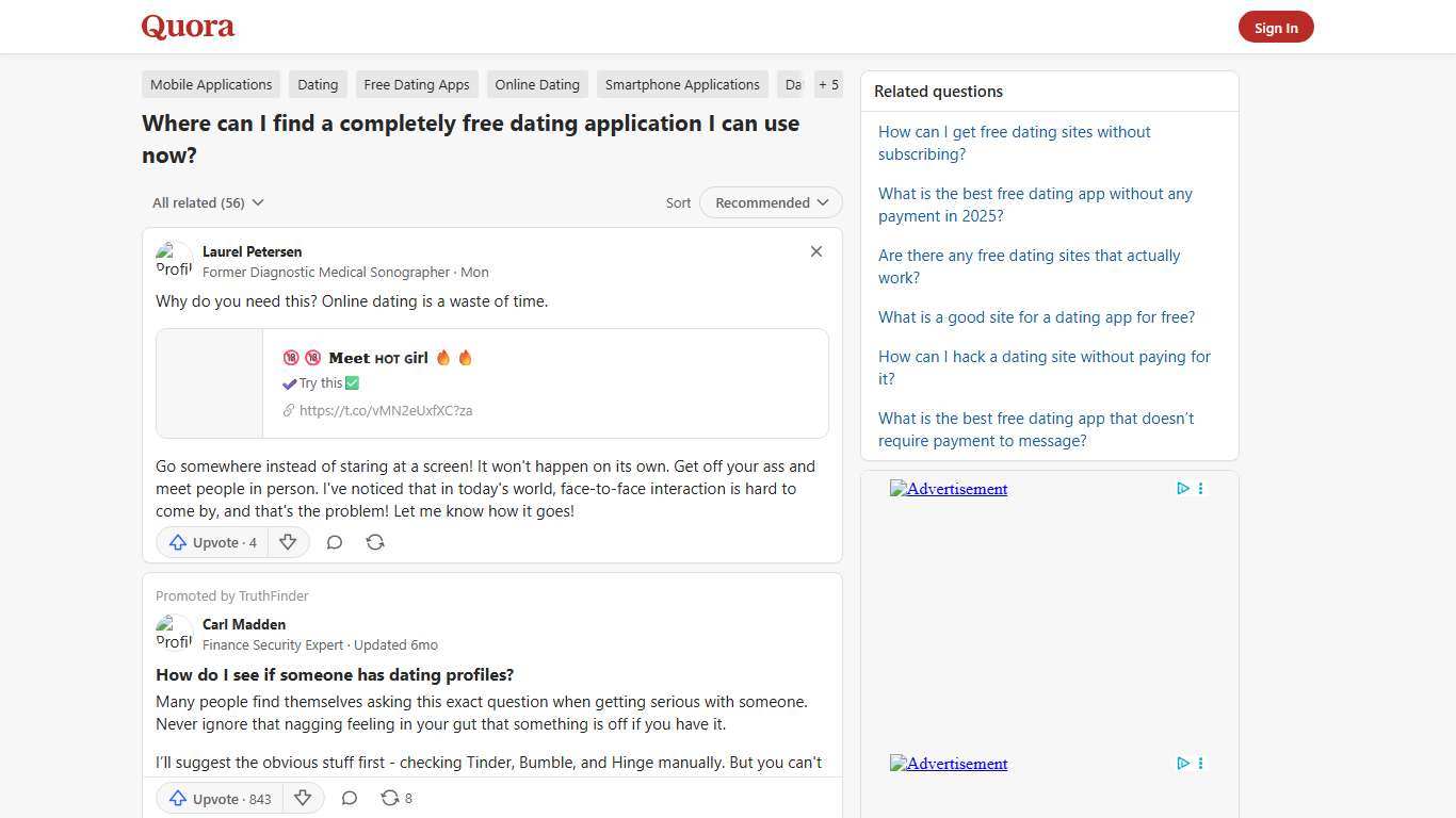 Where can I find a completely free dating application I can use now? - Quora